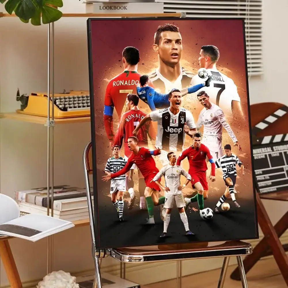 DecorBites™ CR7 Self-Adhesive Art Poster for Home Decor
