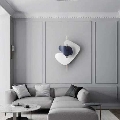 DecorBites™ Green Geometric Abstract Canvas Wall Art for Home Decor