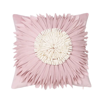 DecorBites™ Daisy Sunflower Plush Pillowcase 3D Floral Velvet Cushion Cover Home Decor