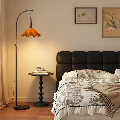 Lámpara de pie DecorBites™ 3 en 1 para sala de estar con estante de almacenamiento