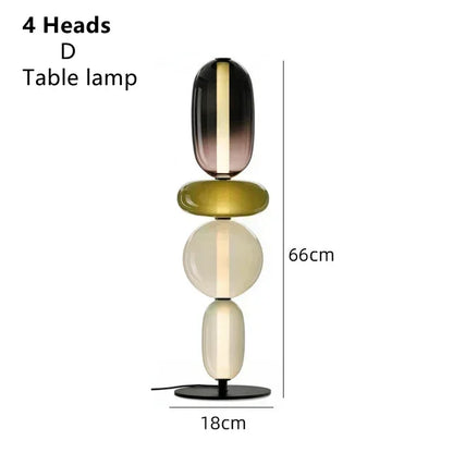 DecorBites™ Glass Floor Lamp LED Table Light - Italian Design High Quality