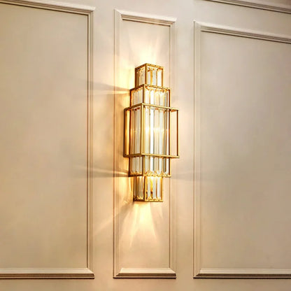 DecorBites™ Glass Crystal Wall Lamp Modern Minimalist Luxury Indoor Lighting