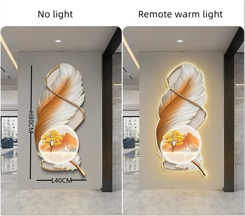 DecorBites™ LED Wall Lamp: Modern Creative Decoration for Bedroom, Living Room, Study, Staircase