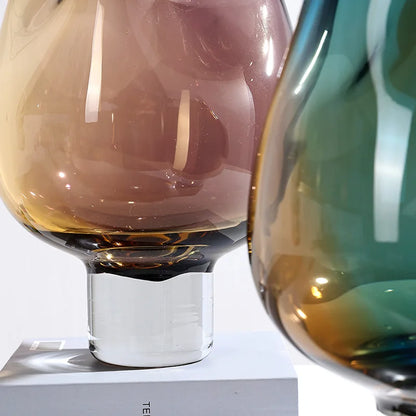 DecorBites™ Gradient Glass Vase Flower Arrangement Home Decor Bouquet Vaseäß