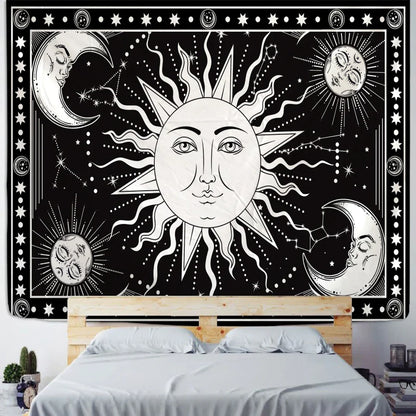 Decobites Celestial Mandala Hippie Tapestry Wall Hanging Dorm Decor