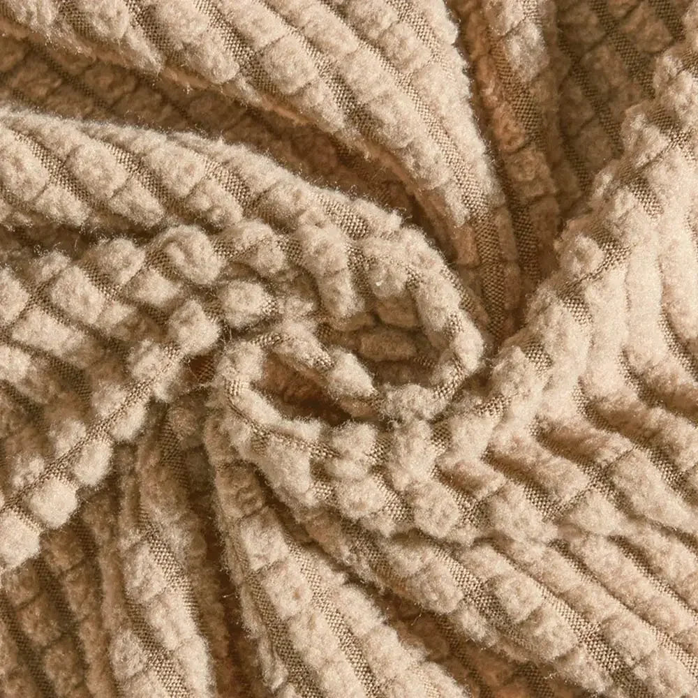 غطاء أريكة DecorBites™ ثلاثي الأبعاد: غطاء أريكة ناعم ومريح من قماش سباندكس مطاطي