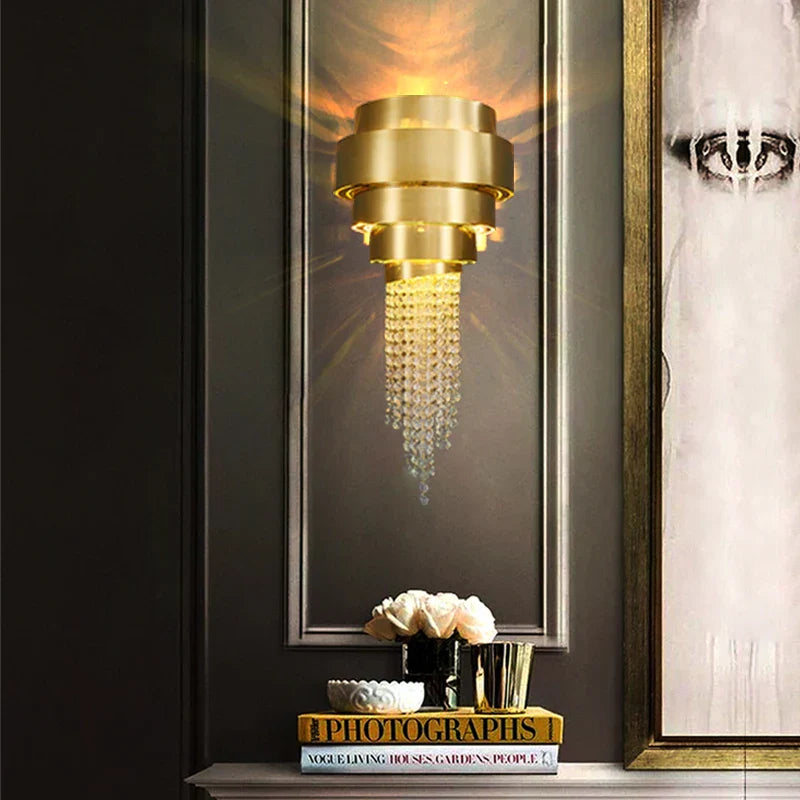 Golden Crystal Luxury Chandelier