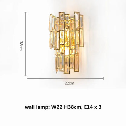 DecorBites™ Crystal Ceiling Chandelier: Modern Stainless Steel Lustre Lighting for Home Decor