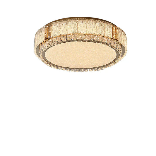 DecorBites™ Crystal Glass Ceiling Lamps LED Light Fixture for Modern Living Room Decor