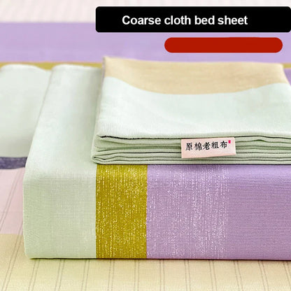 DecorBites™ Diamond Pattern Bed Sheet Set: High Quality Polyester, Breathable Cool Mat for Summer