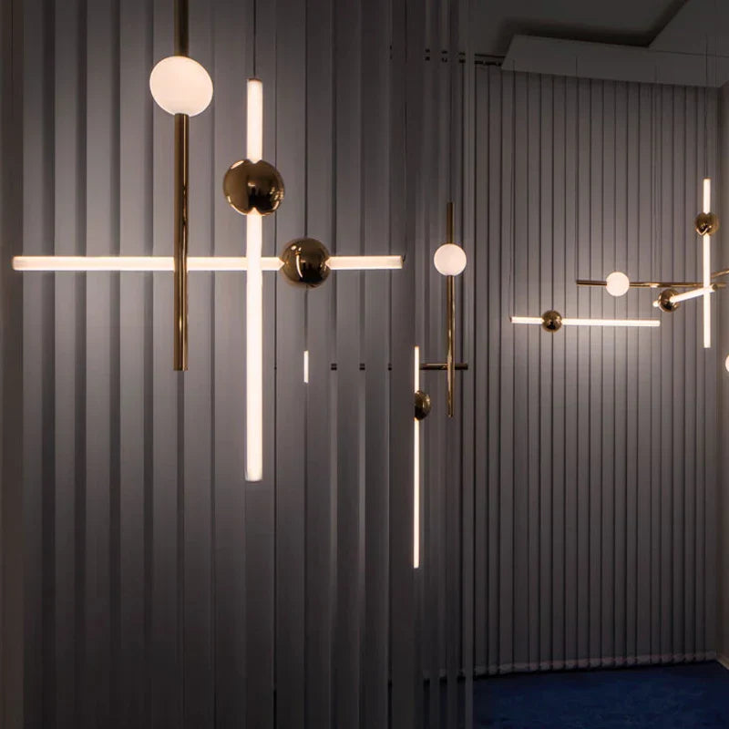 DecorBites™ Glass Pendant Lights: Modern Long Hanging Lamps for Kitchen, Dining Room, and Shop