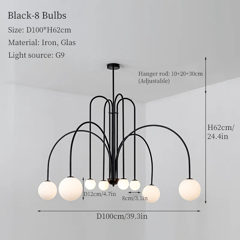 Lámpara colgante LED Decorbites™ para la decoración del salón y dormitorio