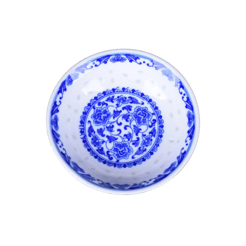 DecorBites™ Blue And White Porcelain Dragon Pattern Flavor Dish Set