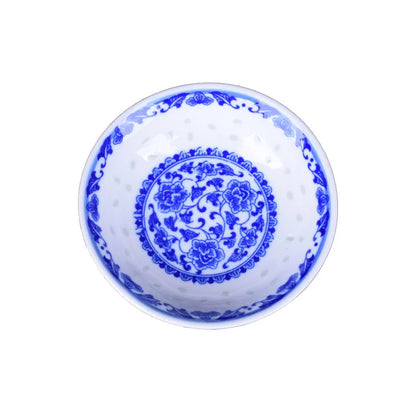 DecorBites™ Blue And White Porcelain Dragon Pattern Flavor Dish Set