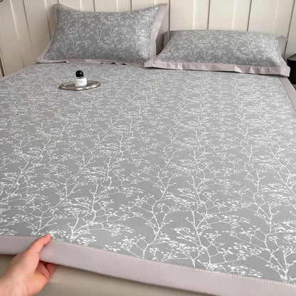 طقم فرش سرير حريرية مُبرّدة من DecorBites™ - مرتبة مريحة وآمنة للأطفال