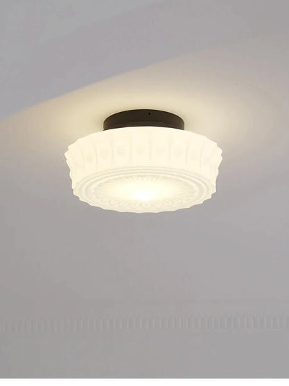 DecorBites™ French Retro Shanghai Style Glass Lamp Chandelier