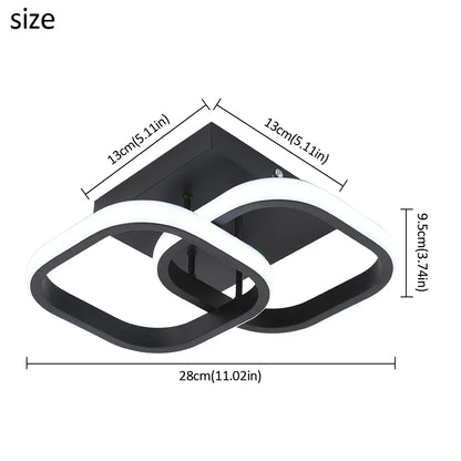 ثريا أكريليك LED من DecorBites™ بتصميم بسيط لغرفة الطعام