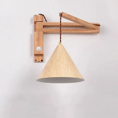 DecorBites™ Japanese Style Wind Wall Lamp, Retractable Foldable Bedside Lamp