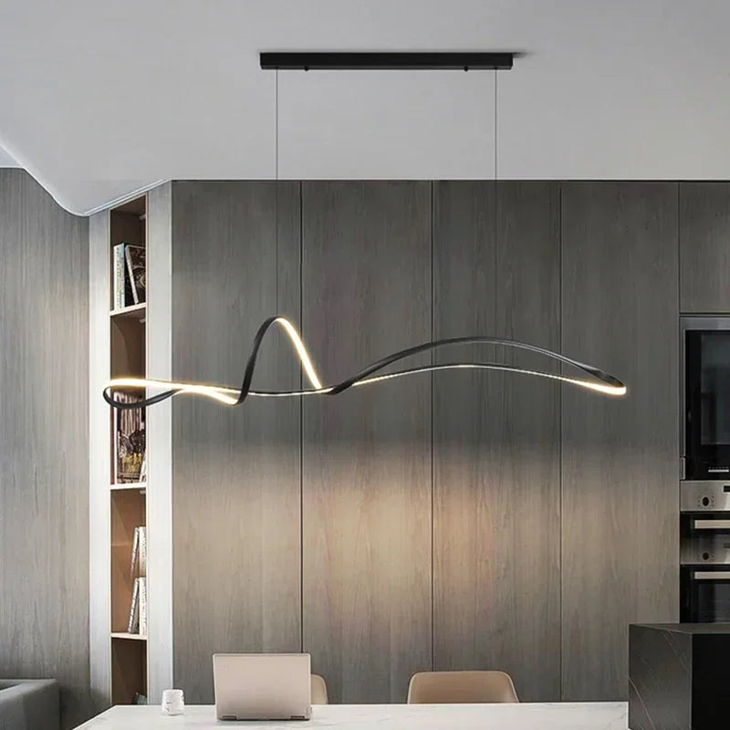 Decorbites™ Lámpara Colgante Gold Dine para Decoración de Sala de Estar y Mesa de Comedor | Lámpara de Araña LED Nórdica