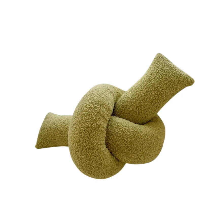 Decorbites™ Cojín Anudado de Confort para Niños: Hecho a Mano y Flexible para Sofá, Cama, Coche, Oficina.
