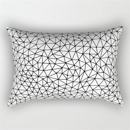 طقم غطاء وسادة للخصر بتصميم هندسي مموج من DecorBites™