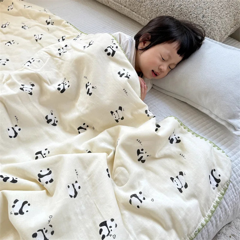 DecorBites™ Kids Cartoon Printed Cooling Summer Blanket - Soft Lightweight Comforter