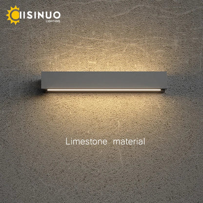 DecorBites™ LED Limestone Sconce Garden Porch Lamp for Country Villa Balcony Entrance