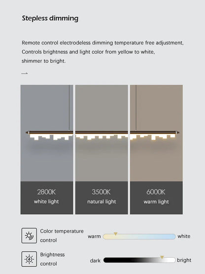 Lámpara colgante LED DecorBites™ para comedor, isla de cocina, bar e iluminación de techo