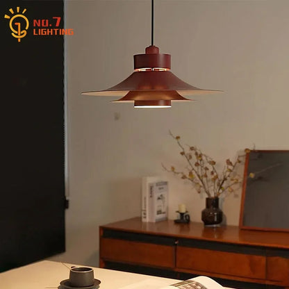 "Lámpara colgante DecorBites™ Modern Flying Saucer - Lámpara colgante de cuerno de ambiente francés"