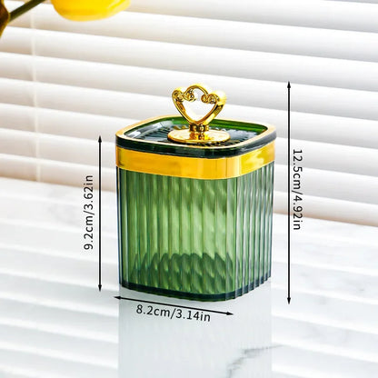 مجموعة أوعية التوابل الأكريليكية من ديكوربايتس™ مع صينية - منظم تخزين للمطبخ