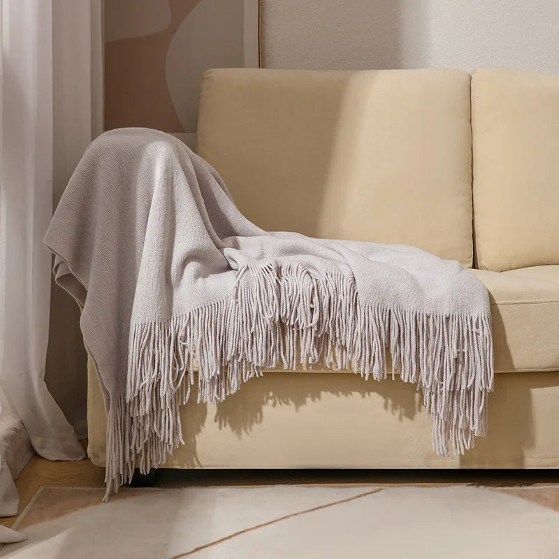 Nordic Wool Sofa Blanket