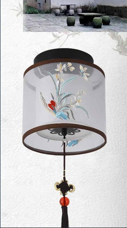 DecorBites™ Chinese Style Ceiling Lamp, Creative Warm Light for Hotel Villa Corridors