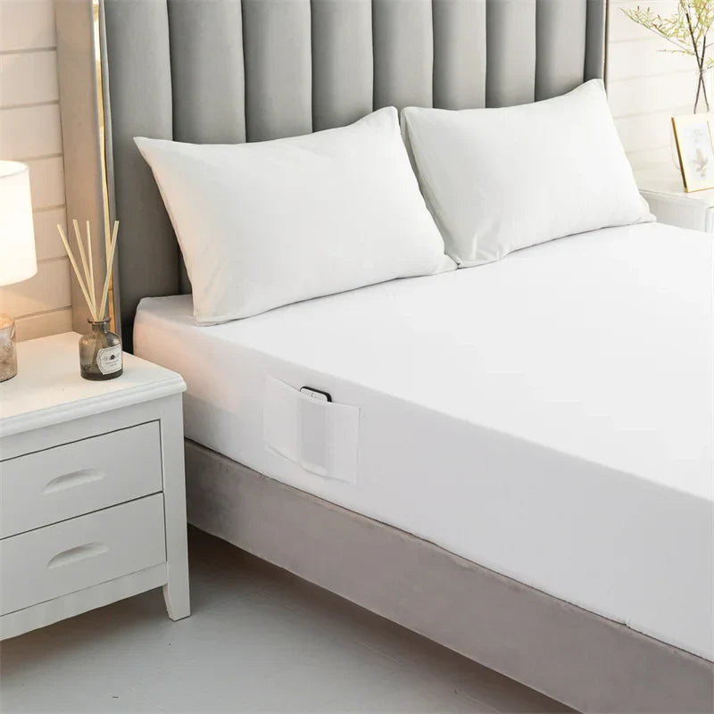 Decobites Luxe Sanding Fitted Sheet: High-Quality King Queen Bed Linen