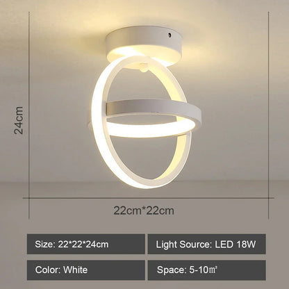 Lámpara de techo LED DecorBites™ para iluminación moderna de salas de estar y dormitorios