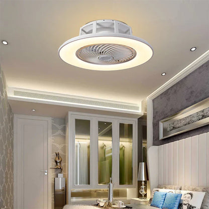 DecorBites™ LED Remote Control Chandelier Ceiling Fan Light for Bedroom Living Room