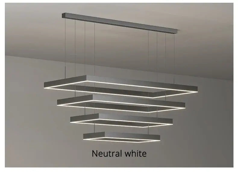 DecorBites™ Dimmable Nordic LED Ceiling Chandelier for Living Room