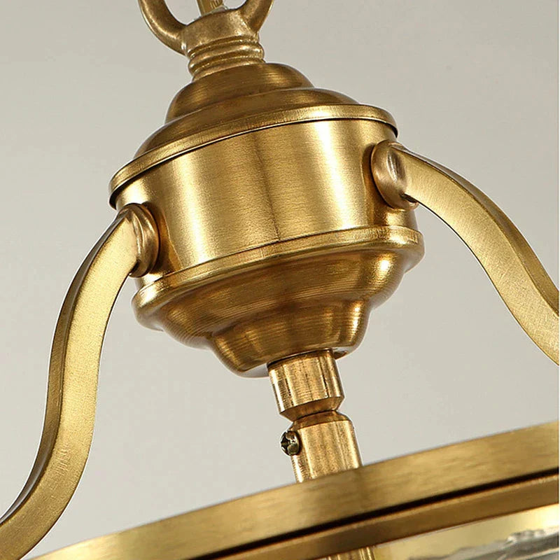 DecorBites™ Bronze Glass Chandelier Pendant Lights for Country Home Decor