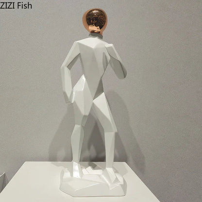 مجموعة ديكور الغرفة من منحوتات الراتنج التجريدية من DecorBites™