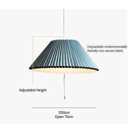 DecorBites™ Deformed Fabric Umbrella Chandeliers LED Lamp for Home Lighting