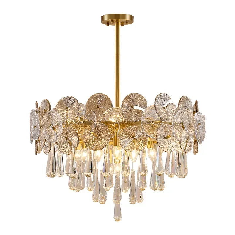 Luxury Crystal Lotus Chandelier