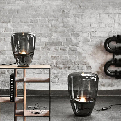 مصباح طاولة زجاجي LED من DecorBites™ Balloons للمنزل والمكتب، تركيبات إضاءة ديكورية نورديك