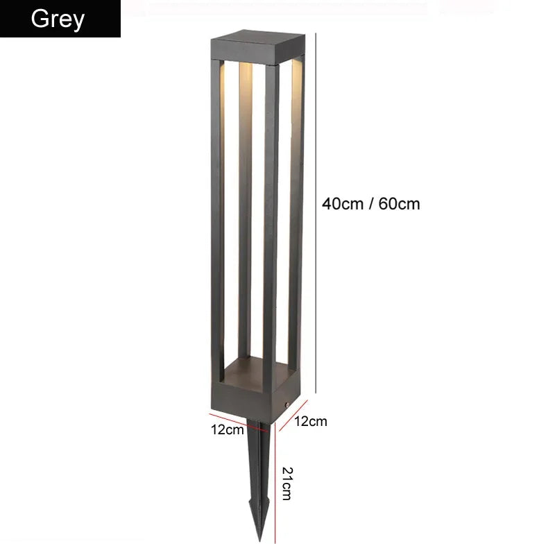 DecorBites™ LED Outdoor Lawn Light | Waterproof Garden Bollard Lamp | Landscape Lighting