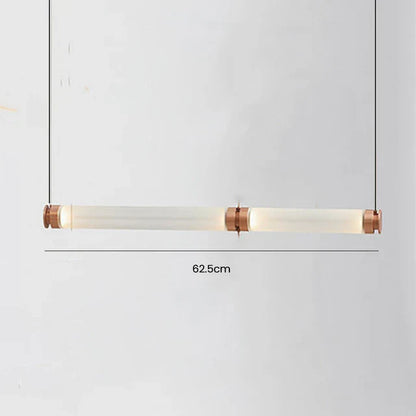 Lámpara de techo colgante LED DecorBites™ Luna de tubo de vidrio para cocina, comedor o escalera