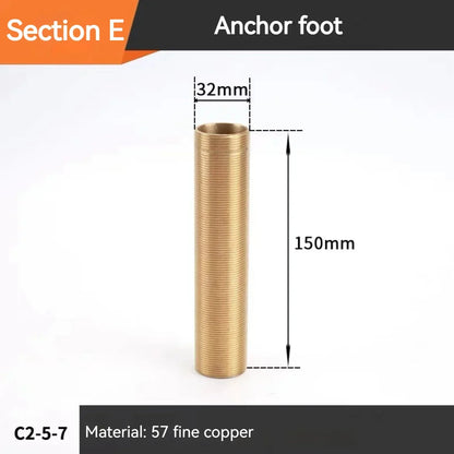 DecorBites™ Kitchen Sink Basin Faucet Fixing Kit for Hot and Cold Water - Durable Anti-Falling Design