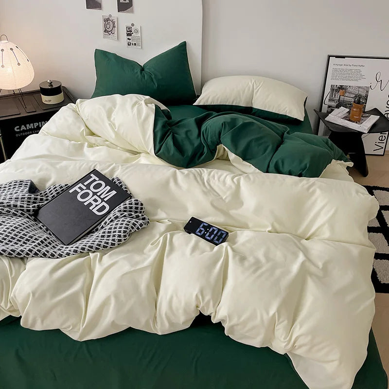 طقم غطاء لحاف قطني من DecorBites™ مع أربطة زاوية