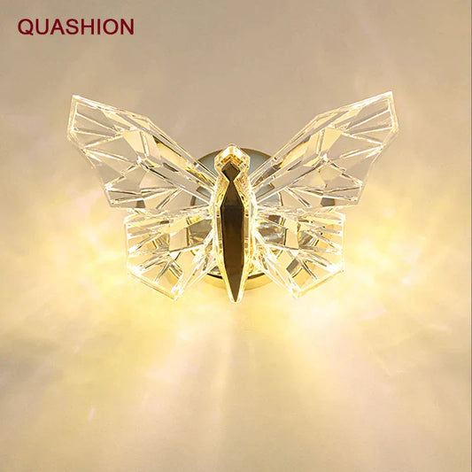 DecorBites™ Butterfly Wall Lamp - Modern Luxury Design for Bedroom Decor
