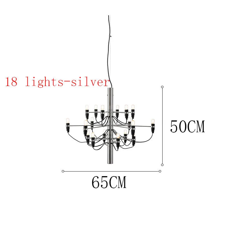 Italian LED Candle Chandelier
