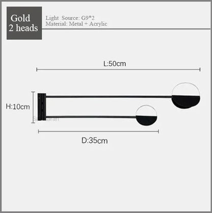 Lámpara colgante de hierro DecorBites™ de línea geométrica para sala de estar, dormitorio, estudio, comedor - Luminaria decorativa para el hogar