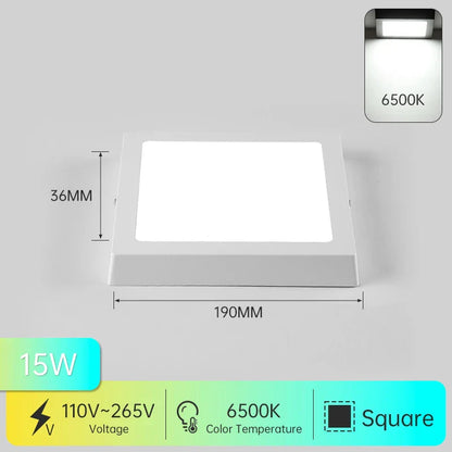 DecorBites™ LED Ceiling Light Bathroom Chandelier Panel Fixture for Home Decor Lighting