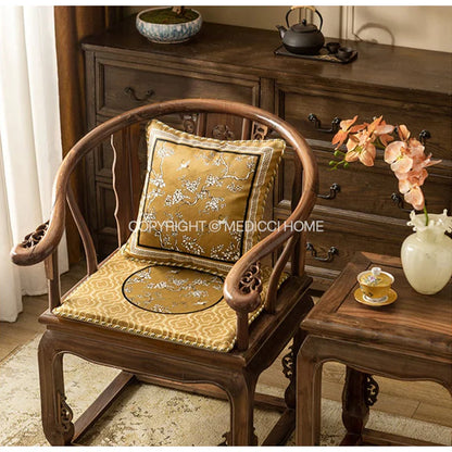 Funda de almohada lumbar DecorBites™ con diseño de grullas, pájaros y ramas, 30 x 50 cm